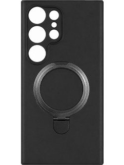 Θήκη TPU Σιλικόνης με Magsafe και Βάση Στήριξης για Samsung Galaxy S24 Ultra - Μαύρο