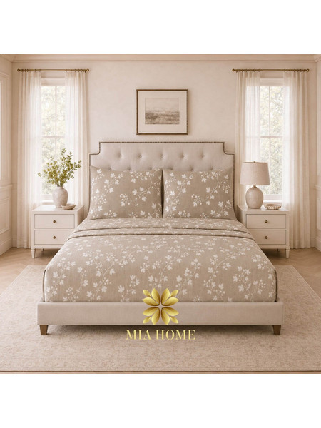 ΣΕΤ ΜΑΞΙΛΑΡΟΘΗΚΕΣ FLOWER 50X70 GREY