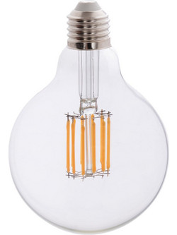 ΛΑΜΠΤΗΡΑΣ GLOBO LED FILAMENT 12W E27 3000K ΔΙΑΦΑΝΟΣ