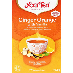 YOGI TEA - Τσάι με πικάντικο τζίντζερ, γλυκό πορτοκάλι & βανίλια - 17 φακελάκια
