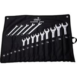 DELI σετ γερμανοπολύγωνα κλειδιά DL130014B, 10-32mm, 14τμχ