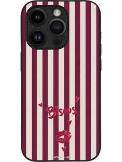 Sonique Stripe Stories Series Back Cover Φιλάκια (iPhone 14 Pro)
