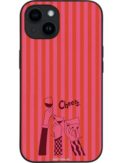 Sonique Stripe Stories Series Θήκη με Σχέδιο «Cheers» (iPhone 14)