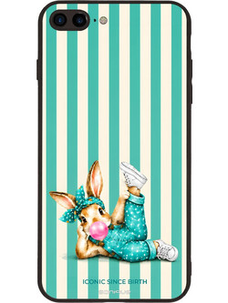 Sonique Stripe Stories Series Θήκη με Σχέδιο «Iconic Λαγουδάκι» (iPhone 8 Plus / 7 Plus)