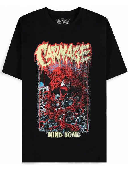Marvel: Venom - Carnage Mind Bomb Black T-Shirt