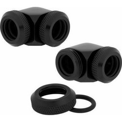 Corsair OD Fitting Pipe Hydro X Series XF Hardline 90 Twin Pack - Black - CX-9052022-WW