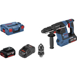 Bosch GBH 18V-26 F Κρουστικό Περιστροφικό Κατεδαφιστικό Πιστολέτο Μπαταρίας 18V με 2 Μπαταρίες