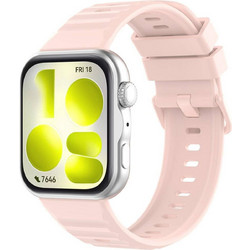 Techsuit W082 Λουράκι Σιλικόνης Pink (Huawei Watch Fit 3 / Fit 4 / Fit 4 Pro / Fit 5 / Fit 5 Pro)