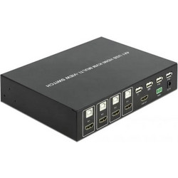 DeLOCK KVM Switch 11488 4 x HDMI With USB 2.0
