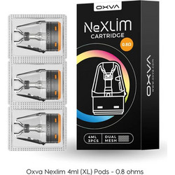 OXVA NeXLim Replacement Cartridge Pod 4ml 0.8 ohm