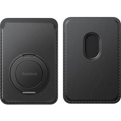 Baseus MagPro 3 Magnetic Wallet Stand Θήκη Καρτών Κινητού Black
