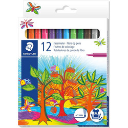 Staedtler Μαρκαδόροι Ζωγραφικής Σετ 12 Χρώματα 325-C12
