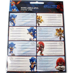 GIM Ετικέτα 2Τμχ Sonic (775-40346)