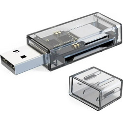 Συσκευή Ανάγνωσης Καρτών SD/TF MicroSD USB 3.0 Go-Des GD-DK003