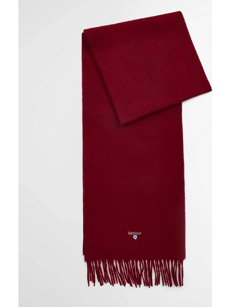 BARBOUR BARBOUR PLAIN LAMBSWOOL SCARF USC0008-BRRE91.11 Red