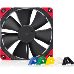 Noctua NF-F12 Chromax Case Fan 120mm με Σύνδεση 4-Pin PWM Black
