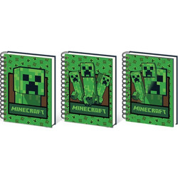 Minecraft assorted 3D A5 notebook 10 Τεμ