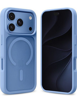 Crong Hybrid Matte Magnetic Back Cover Blue (iPhone 18 Pro Max / 17 Pro Max)