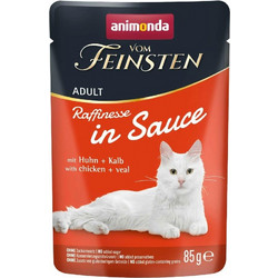 Animonda Vom Feinsten Adult Grain Free with Veal & Chicken in Gravy 85gr