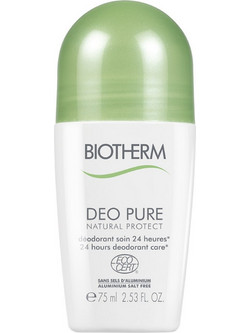 Biotherm Pure Protect Φυσικό Αποσμητικό Roll On 24h Χωρίς Αλουμίνιο 75ml