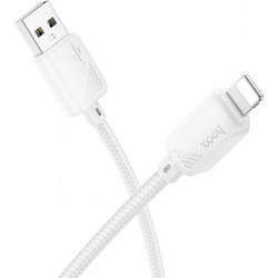 Hoco X113 Καλώδιο USB-A σε Lightning 18W, 2.4A, 1m, Λευκό
