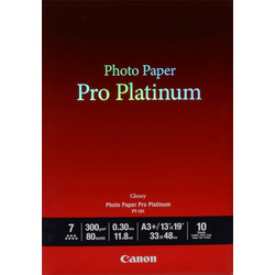 Canon Φωτογραφικό Χαρτί Pro Platinum A3+ 300g/m Glossy 10 Φύλλα (2768B018) (CAN-PT101A3)