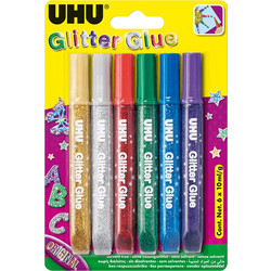 UHU ΧΡΥΣΟΚΟΛΛΑ GLITTER 6Τ 10ml ORIGINAL 3ΑΣΣΟΡΤΙ