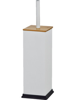 Πιγκάλ Τετράγωνο 2103 Λευκό με Bamboo Κάλυμμα 10X10x40CM
