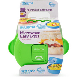 Δοχείο Μικροκυμάτων Πράσινο Easy Egg Microwave 271ml, Sistema