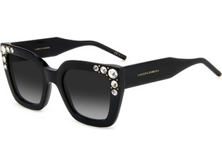 Carolina Herrera HER0130S 807 Γυναικεία Γυαλιά Ηλίου Τετράγωνα Κοκάλινα Μαύρα με Μαύρο Degradee Φακό