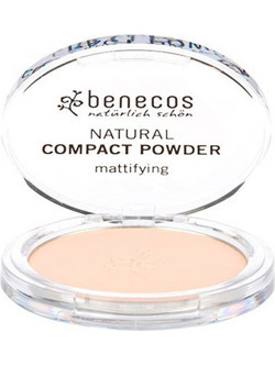 Benecos Natural Mattifying Porcelain Compact Pressed Powder 9gr