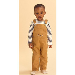 Βρεφική Σαλοπέτα για Αγόρια Teddy Overall ΚΑΦΕ