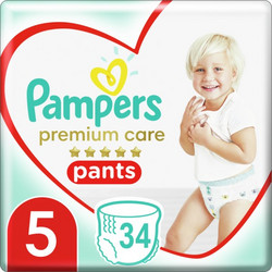 Pampers Πάνες Βρακάκι No5 11-16kg 34τμχ