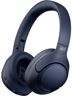 QCY H3 Ασύρματα Bluetooth Ακουστικά Over Ear με Noise Canceling Μπλε