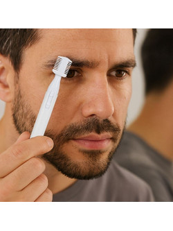 Premium Trimmer Φρυδιών Μπαταρίας Λευκό