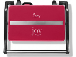 Izzy Panini Botanica IZ-2005 Τοστιέρα Γκριλιέρα για 2 Τοστ 800W Κόκκινη