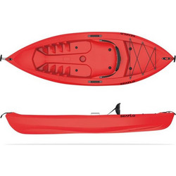 Seaflo Fat Boy Πλαστικό Kayak 1 Ατόμου Κόκκινο