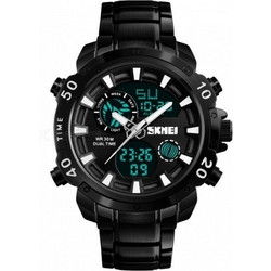 Ρολόι χειρός αδιάβροχο SKMEI 1306 BLACK/BLACK