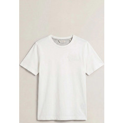 Gant γυναικείο T-shirt με κεντημένο λογότυπο Regular Fit - 4201358 Λευκό