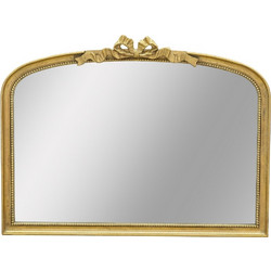 Artekko Dia Χρυσός MDF Καθρέπτης Τοίχου (102x4x76)cm