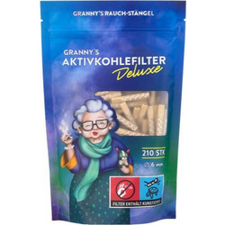 Φίλτρο Granny's Deluxe Slim 210 Ενεργού Ανθρακα 6.0mm με Πλαστικό Επιστόμιο