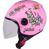 Pilot Helmets Fazer Junior Pink Κράνος Μηχανής Jet 900gr