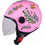 Pilot Helmets Fazer Junior Pink Κράνος Μηχανής Jet 900gr
