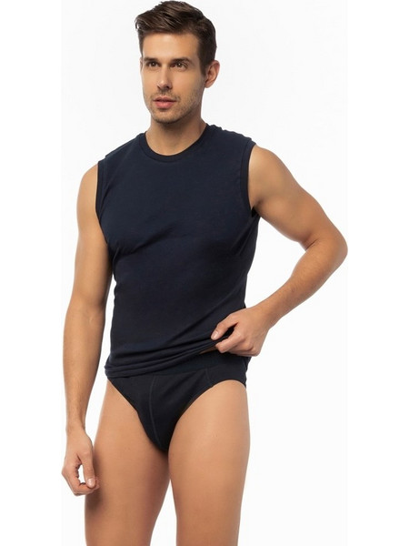 Minerva Comfort Ανδρική Αμάνικη Φανέλα 2ΤΜΧ90-11032-155