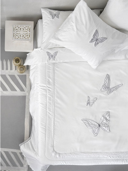 Σετ Σεντόνια Υπέρδιπλα 240x260 Palamaiki Wedding Collection Armonia Λευκό