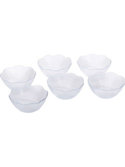 ΣΕΤ 6 ΓΥΑΛΙΝΑ ΜΠΟΛ 250ml 12,4x12,4x5,4εκ. ANKOR