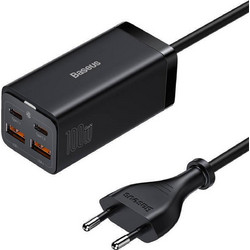 Baseus GaN3 Pro Φορτιστής με 2 Θύρες USB-A & 2 Θύρες USB-C 100W Power Delivery Black