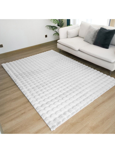 Beauty Home Σετ Κρεβ/ρας 3τμχ Bubble Art 9661 Λευκό Λευκό
