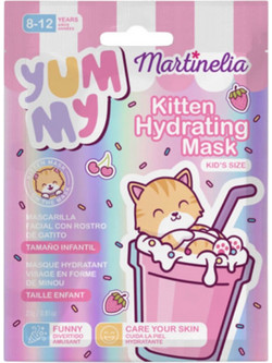 Martinelia Yummy Kitten Hydrating Sheet Μάσκα Προσώπου για Ενυδάτωση 1τμχ