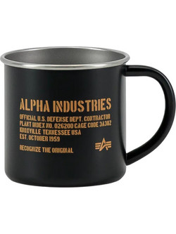 ALPHA INDUSTRIES Alpha Steel Mug - Black